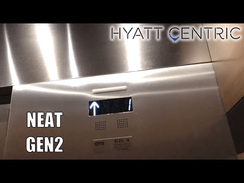 Huge Otis Gen2 MRL Traction Elevators - Hyatt Centric Brickell in Miami, FL