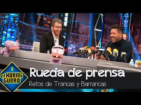 'El Cholo' Simeone se enfrenta La 'Rueda de prensa ibérica deportiva' más complicada - El Hormiguero