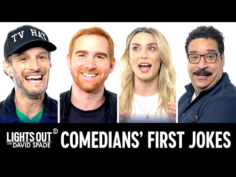 Comedians Reveal Their First Jokes (feat. Josh Wolf and More) - Lights Out with David Spade