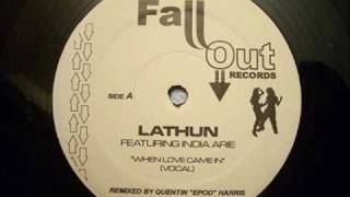 Lathun feat. India Arie - When Love Came In (Quentin Harris Vocal)