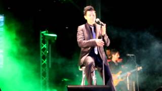 David Civera canta "Ma vie" en Alzira(Valencia).[24.07.2012] (Trozo)