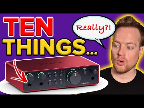 10 Things You Didn't Know About the Scarlett 4th Gen Audio Interfaces