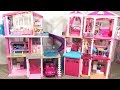 Barbie Dream House! Pink! Old house vs. New house!