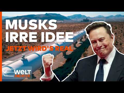 Elon Musks verrückte Idee wird Realität: Kommt jetzt der Hyperloop? | WELT DRIVE