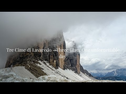 O zi de neuitat în inima Dolomiților – Tre Cime di Lavaredo. 🌄