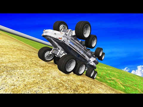 Craziest downhill jumps ever - Beamng.Drive