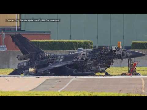 Technician accidentally destroys another fighter jet with F-16 cannon