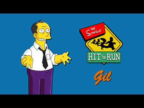 All Gil Gunderson Voice Clips • The Simpsons Hit & Run Game • All Voice Lines • Funny • 2003