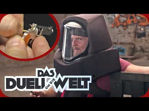The world's smallest weapon: Axel Stein is about to be shot! | Duel around the world | ProSieben
