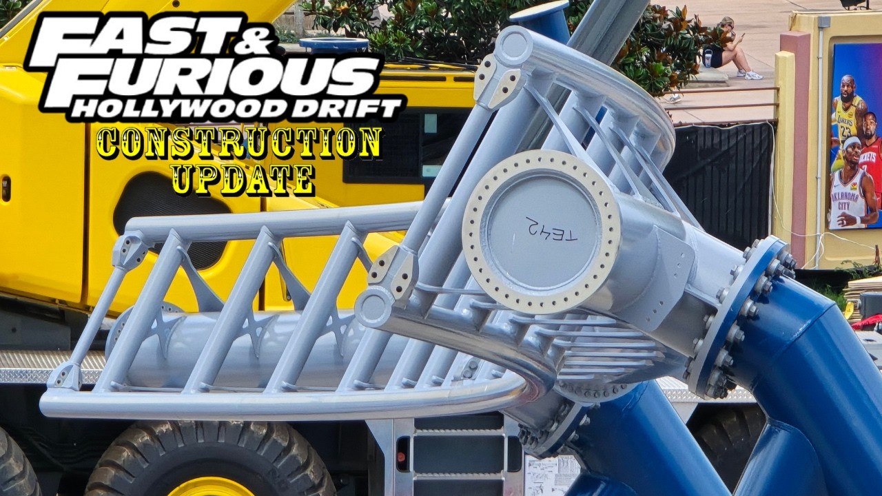 Universal Orlando Resort Fast & Furious: Hollywood Drift Coaster Construction Update 5.27.26
