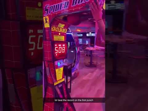 Duke Dennis breaks record at punch machine #dukedennis