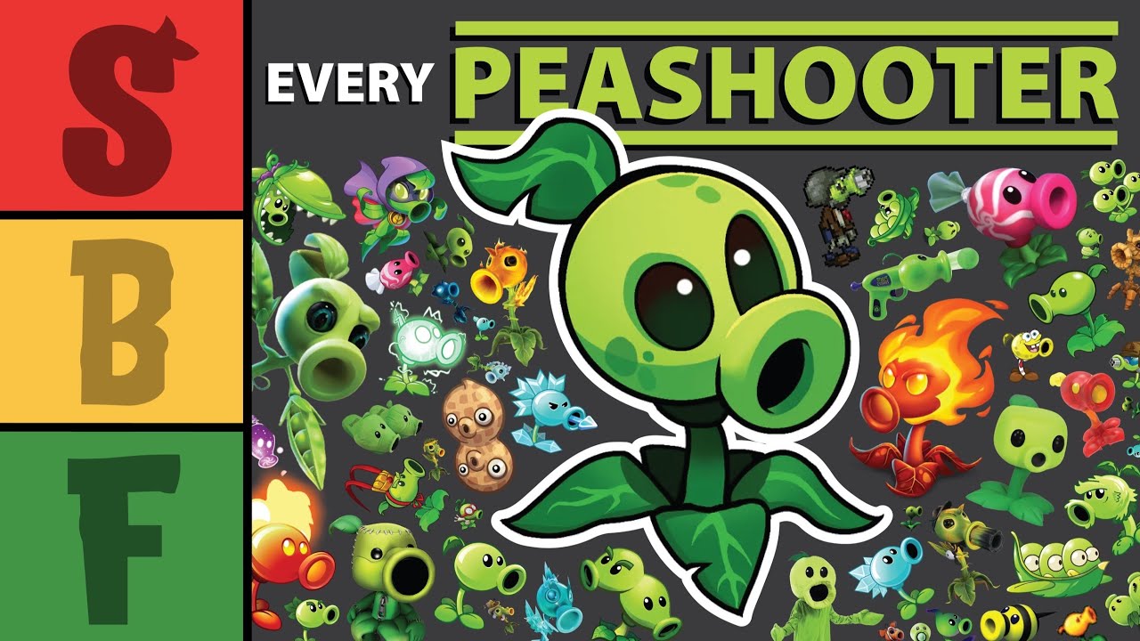 Ranking EVERY Peashooter EVER