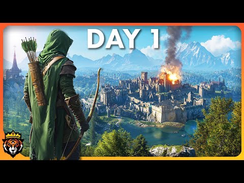 DAY 1 First Look at this Fantastic ROBIN HOOD Survival Game...