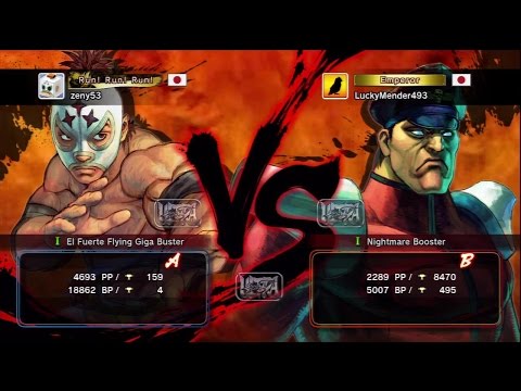 USF4 Ranked Match zeny53 (El Fuerte) vs LuckyMender493 (Bison)
