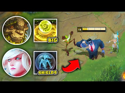 WE RAN THE ENDLESS SHIELDS COMP AND LEGIT NO ONE CAN DIE - League of Legends