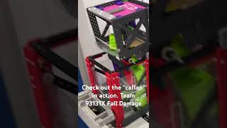 Close up of the 93131X robot’s “caflap”- a mechanism to stack blocks higher #vexiq