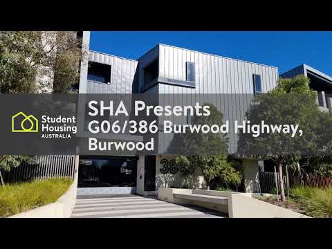 G06/386 Burwood Highway, BURWOOD – Apartment tour by Student Housing Australia