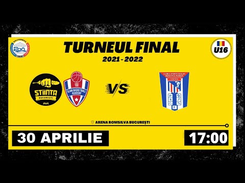 LIVE 🏀 Semifinala 2 TF CN U16M CSU Știința Slam București - CSS Ploiesti