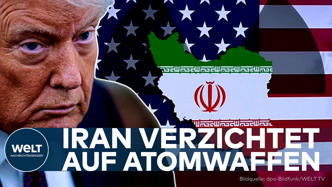 US-IRAN-DEAL: Iran verzichtet auf Atomwaffen – Trump enthüllt erste Details