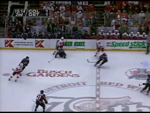 NHL 1995/1996, Кубок Стэнли, 1/2 финала, Colorado Avalanche vs Detroit Red Wings, Матч №1