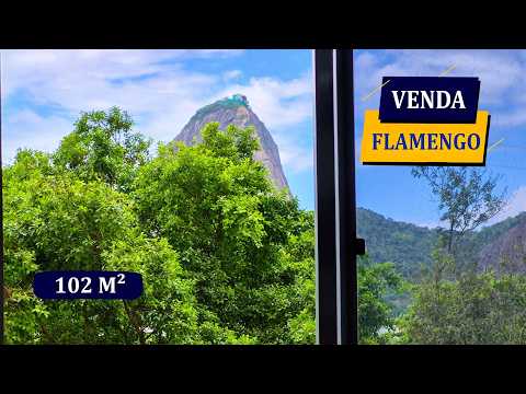FLAMENGO AVENIDA RUI BARBOSA 102M2 Vista Pão de Açúcar preço incrível 3 quartos edifício art deco!