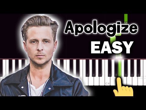 one republic apologize piano lesson