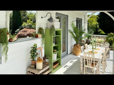 PORCH MAKEOVER ~ Porch Decorating Ideas ~ Thrifted Decor ~ DIY Porch Decor