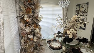 *MUST SEE* ELEGANT FALL STYLING/DECORATE WITH ME #decoratewithme #falldecorelegance