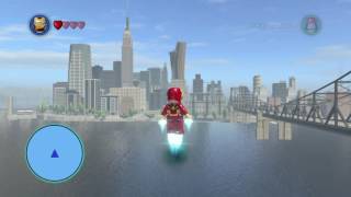 LEGO Marvel Super Heroes GLITCH! - Get Out Of Map & Across Bridge!!