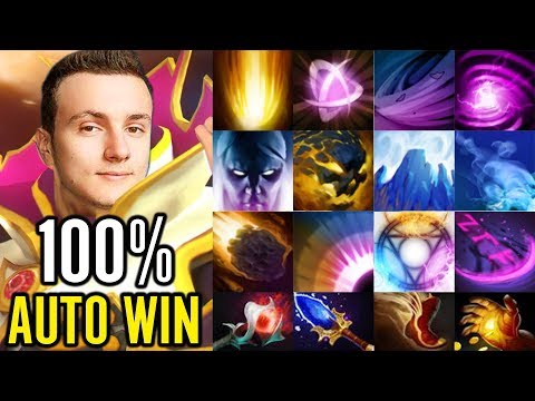 Best invoker of Dota MIRACLE combo skill 100% Invoke Carry Gameplay