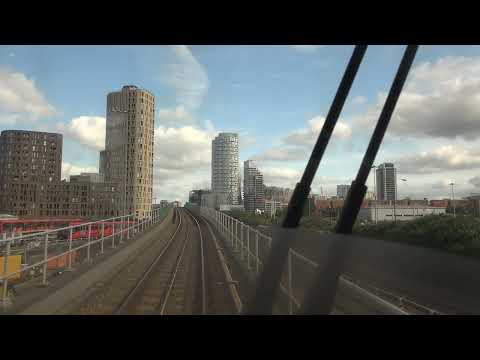 🇬🇧 Cab ride Docklands Light Railway (DLR) from Tower Gateway to Beckton