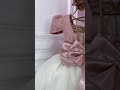 Vestido Infantil Rose C/ Renda e Saia Off White Damas Longo