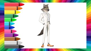 How to Draw Mr Wolf from Bad Guys Movie Drawing Tutorial