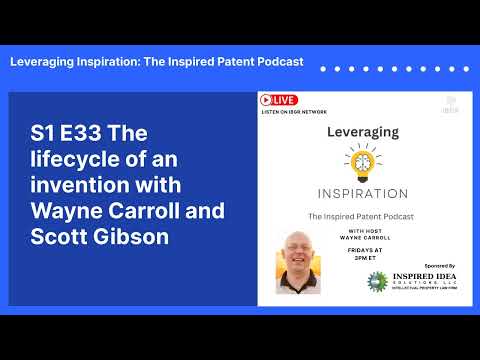 S1 E33 The lifecycle of an invention with Wayne Carroll and Scott Gibson | Leveraging...