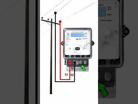 Meter Connection | energy meter Connection #shorts #meter #electricalteluguchannel