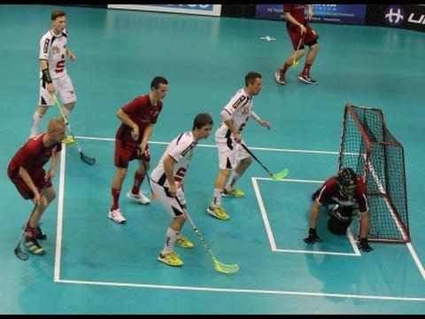 EFC 2012 Match replay - Men's semi-final - Lielvarde v UHC Sparkasse Weissenfels