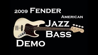 Video thumbnail for 2009 Fender American Jazz Bass - Demo by Short Lane Studios