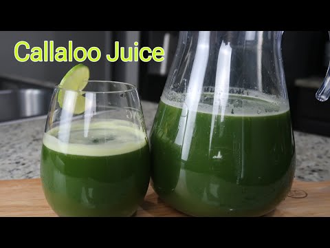 Callaloo juice recipe