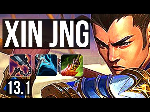 XIN ZHAO vs NIDALEE (JNG) | 300+ games, Dominating, Rank 14 Xin | KR Grandmaster | 13.1