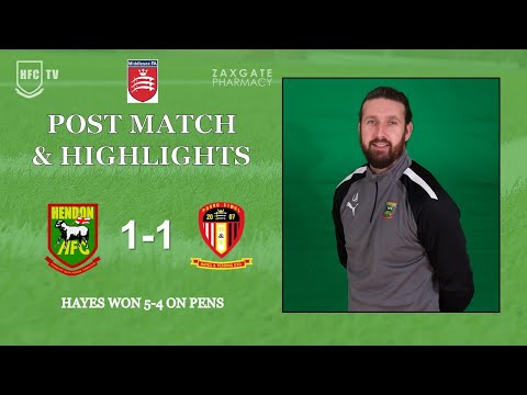 HENDON 1-1 HAYES & YEADING UTD - post match and highlights - 27 February 2024