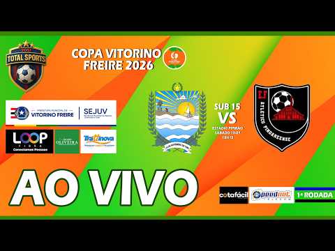 LAGO AÇU  X  ATLÉTICO PINDAREENSE  |  SUB 15 - COPA VITORINO 2026