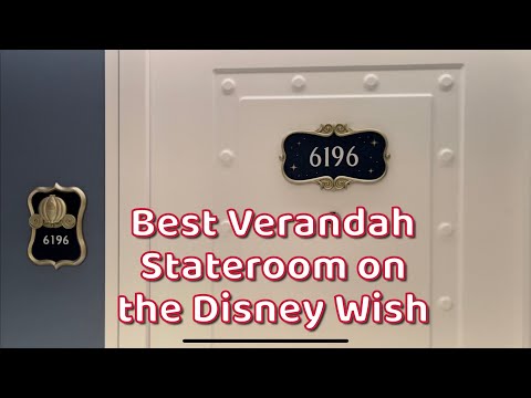 Best Verandah Stateroom on the Disney Wish!!!!
