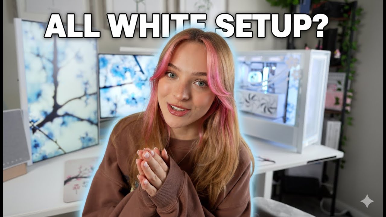 My ALL WHITE Setup | RTX 5080, AMD Ryzen 7 9800X3D, Corsair Frame 5000D