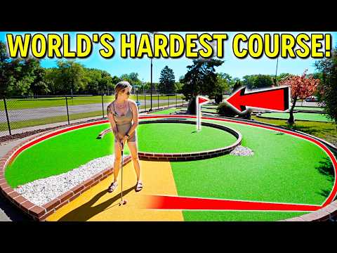 Mind-Blowing INSANE Mini Golf Course! - It's HUGE!