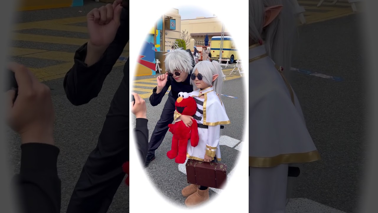 五条悟とフリーレンあおちゃん✨#short #cosplay #コスプレ #usj #usjファン #おすすめ #五条悟 #フリーレン