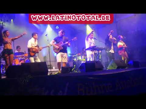 Latino Band (Zissel 2018). Latino Totaaal live mit Kami Jak. Auftritte in Kassel, Frankfurt