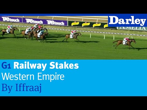 Western Empire by Iffraaj wins the G1 Railway Stakes at Ascot, Australia