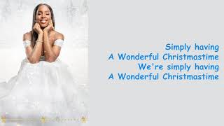 Wonderful Christmas Time by Kelly Rowland (Lyrics)