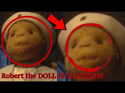 👻Robert the Doll (Chucky) was caught Blinking and Moving on Tape (Haunted doll) / Real Ghost / Demon