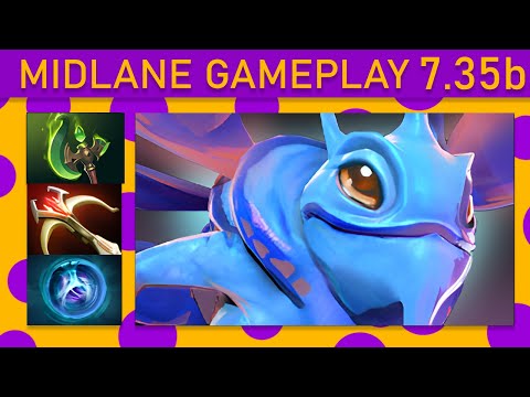 ⭐Nicky`Cool Puck 20+ Kills! Mid Gameplay 7.35b - Dota 2 Top MMR